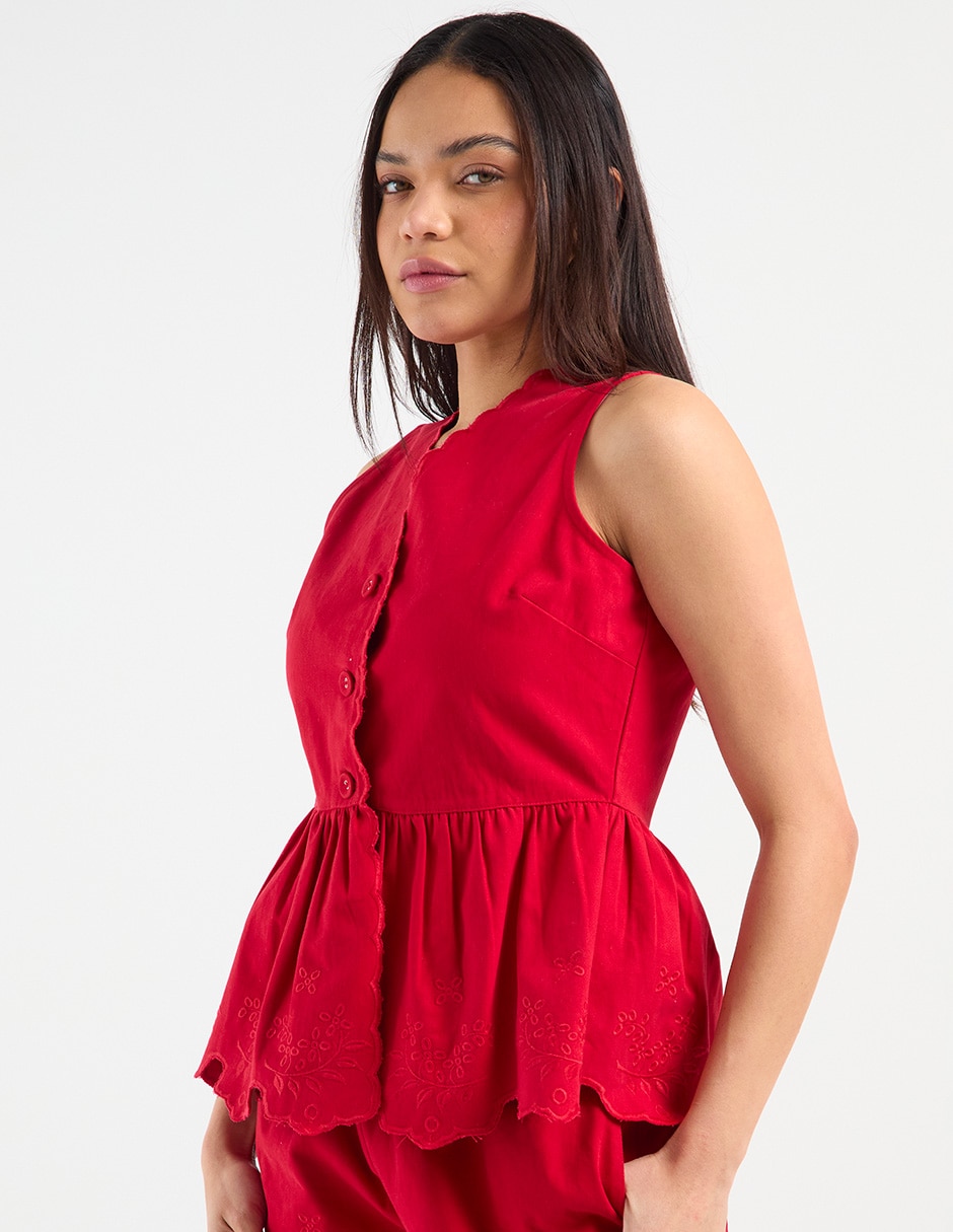 Blusa de tirantes para mujer