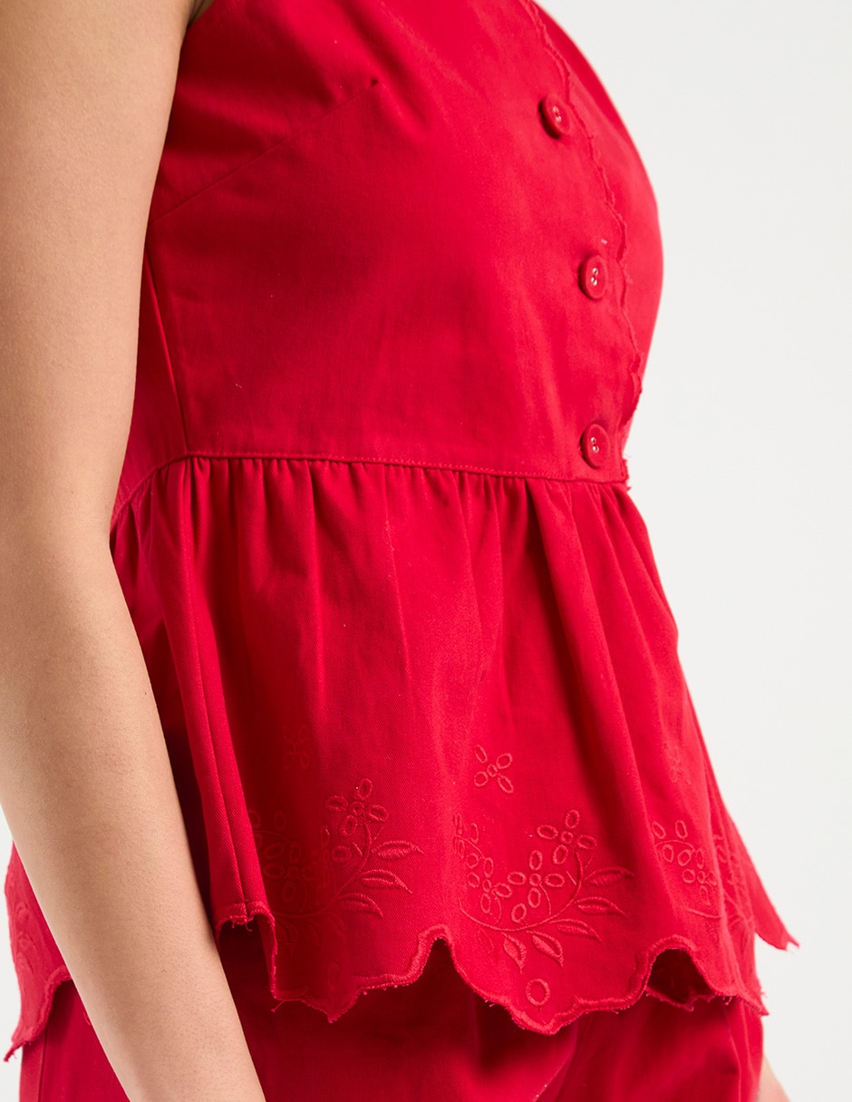 Blusa de tirantes para mujer 5