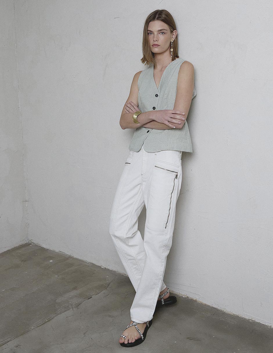 Jeans straight para mujer 3