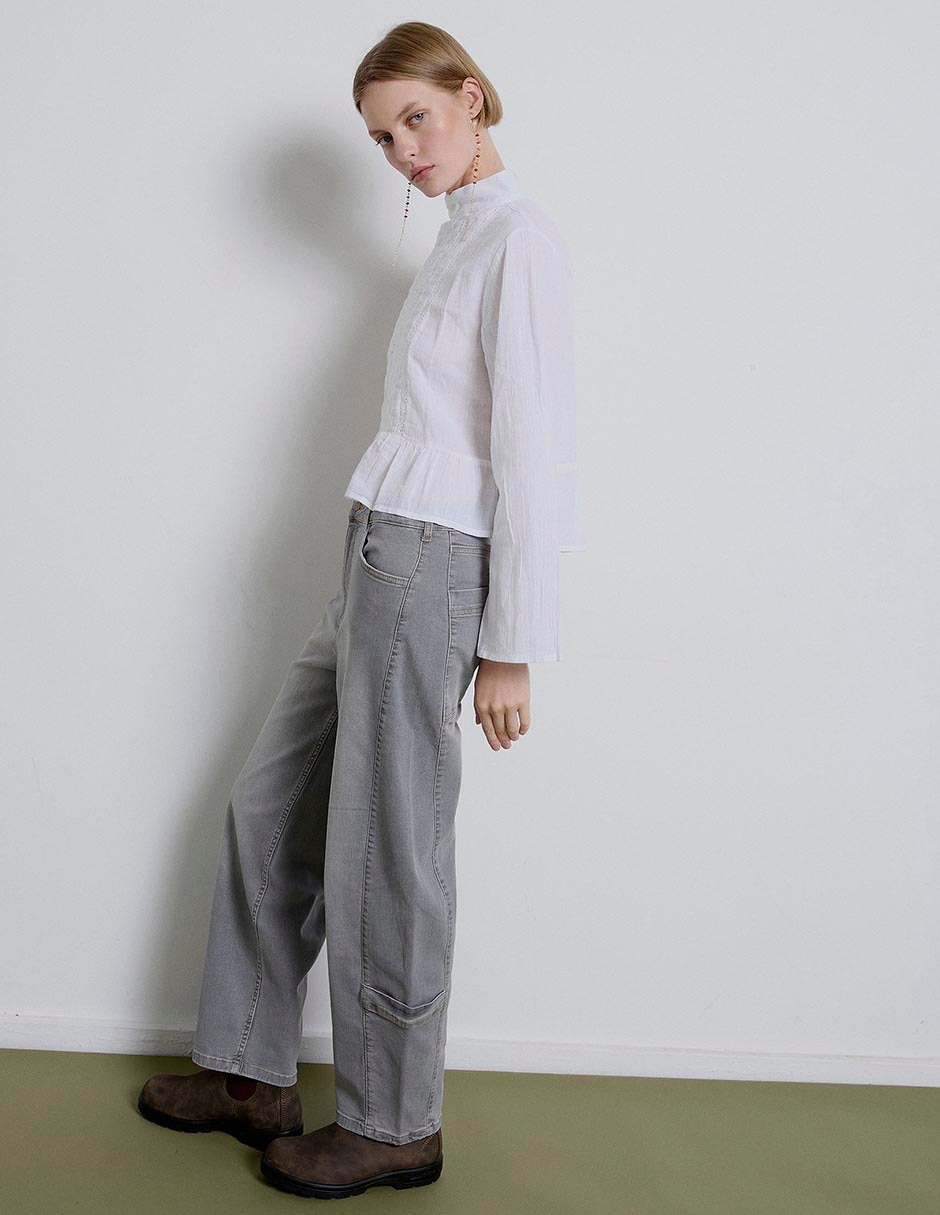 Jeans straight para mujer 3