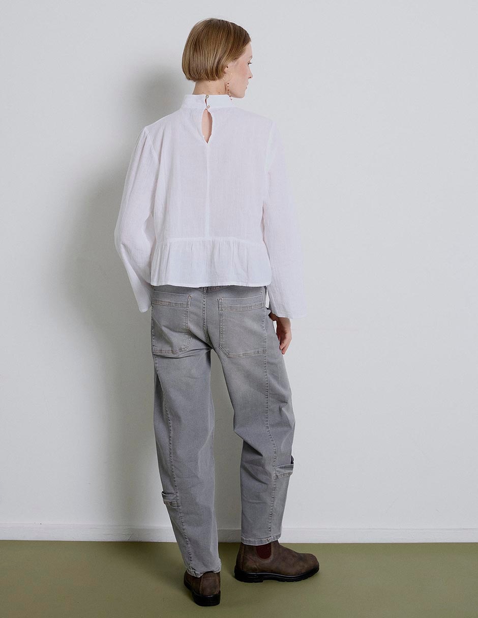Jeans straight para mujer 5