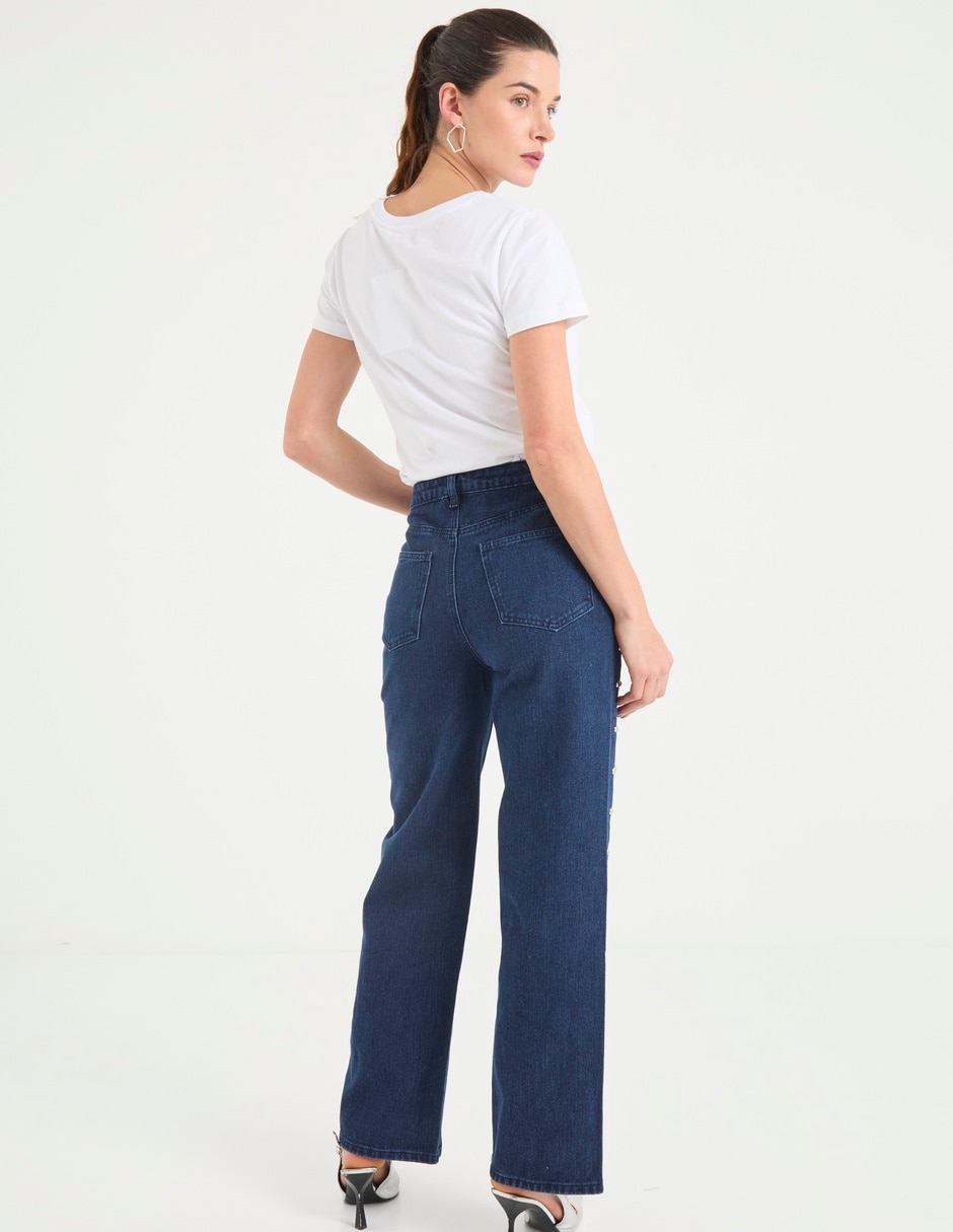Jeans straight para mujer 2