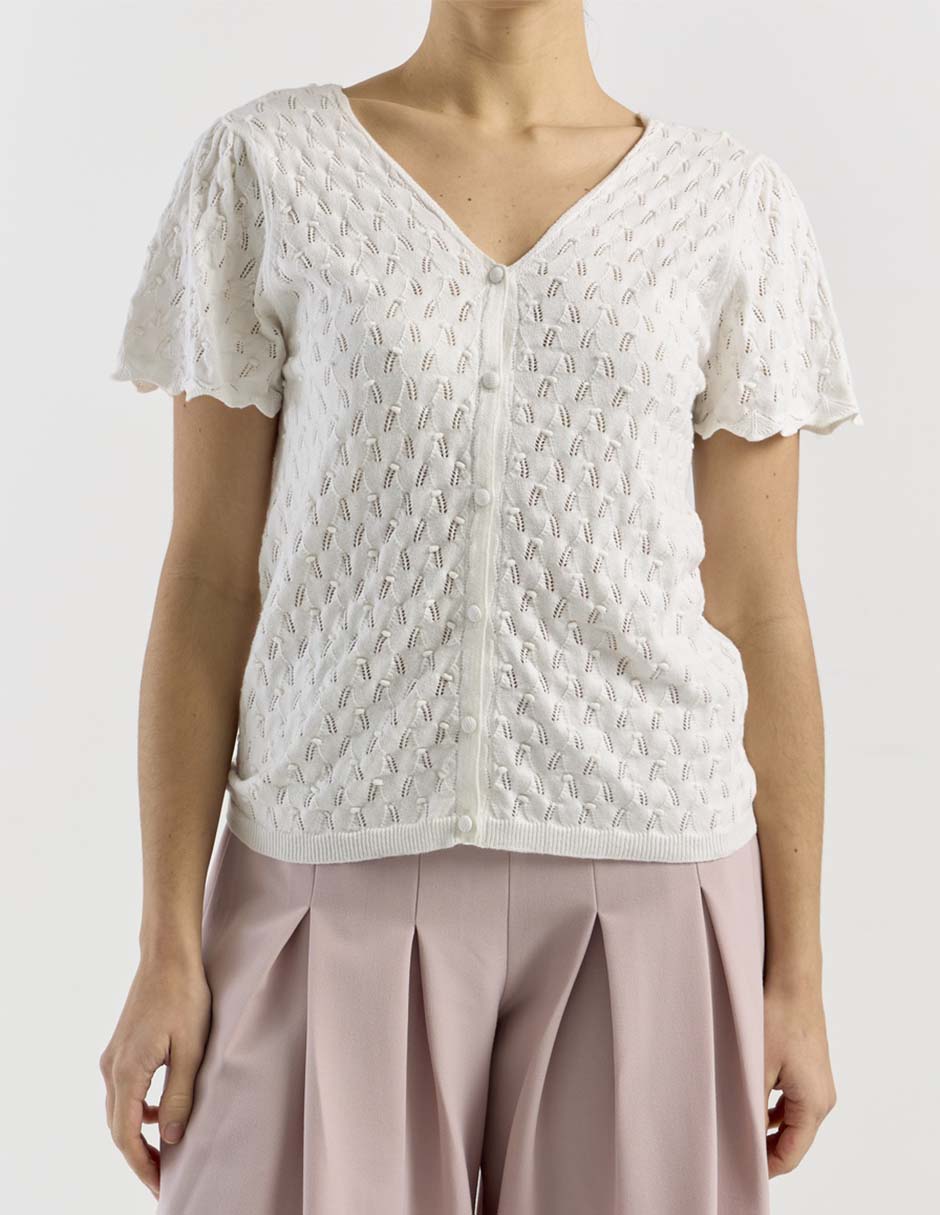 Blusa manga corta para mujer 5