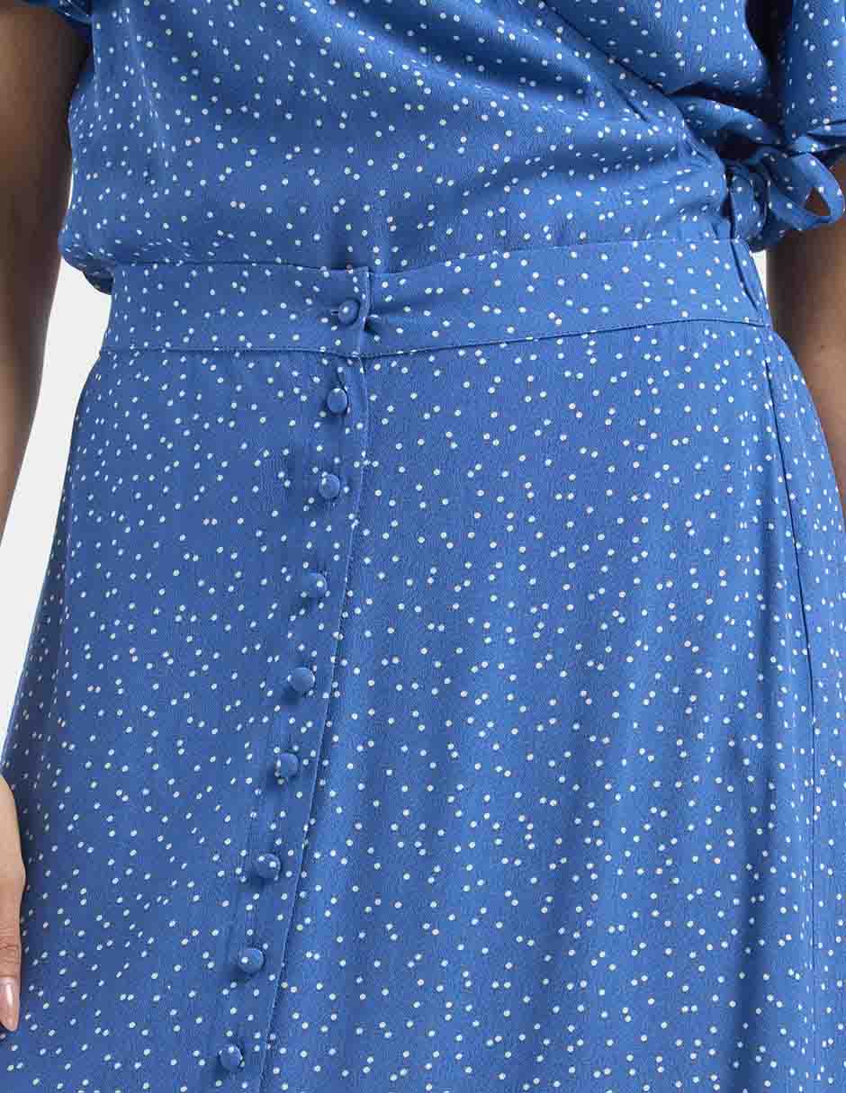 Falda midi a la cintura 4