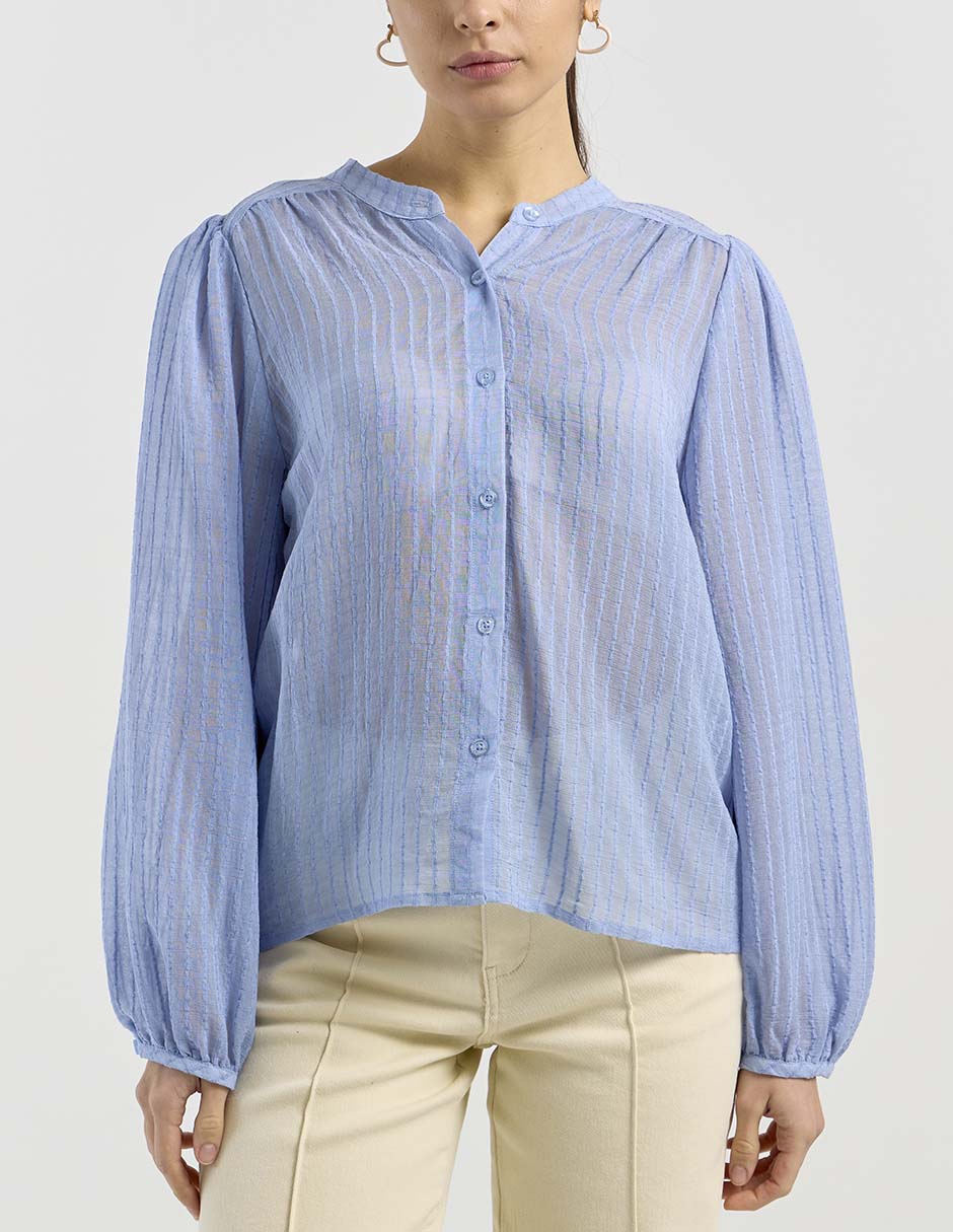 Blusa manga larga para mujer 5