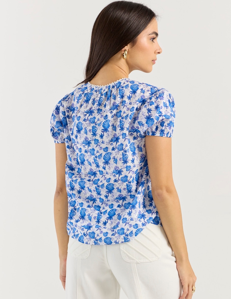 Blusa manga corta para mujer 2