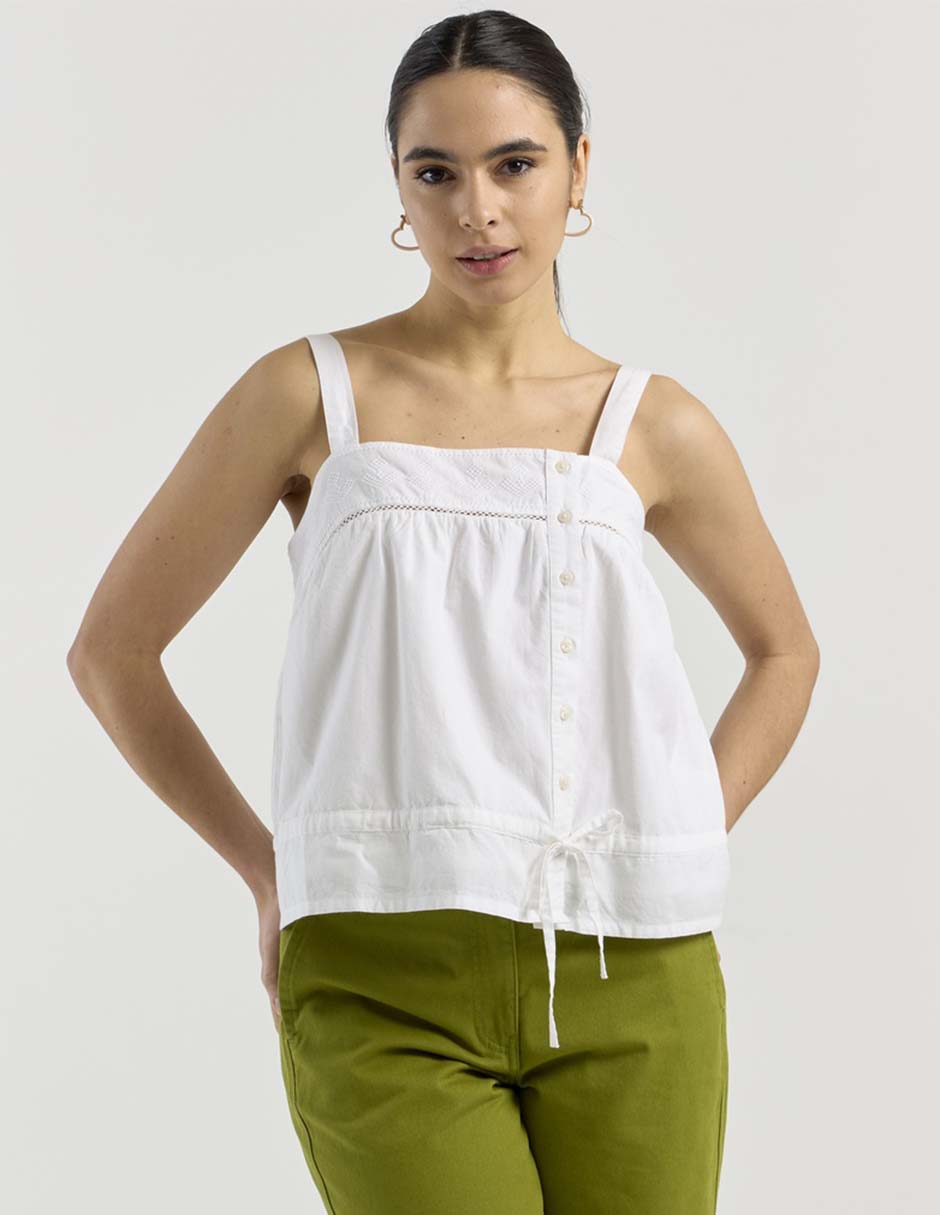 Blusa de tirantes para mujer
