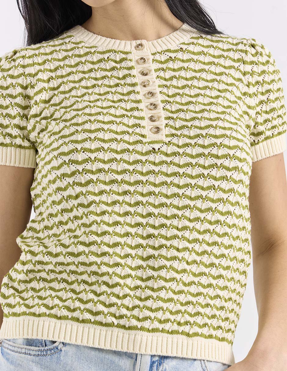 Blusa manga corta para mujer 4