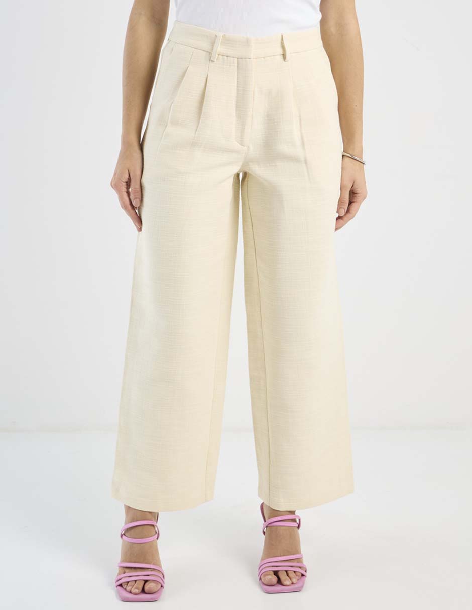Pantalón coulotte straight para mujer