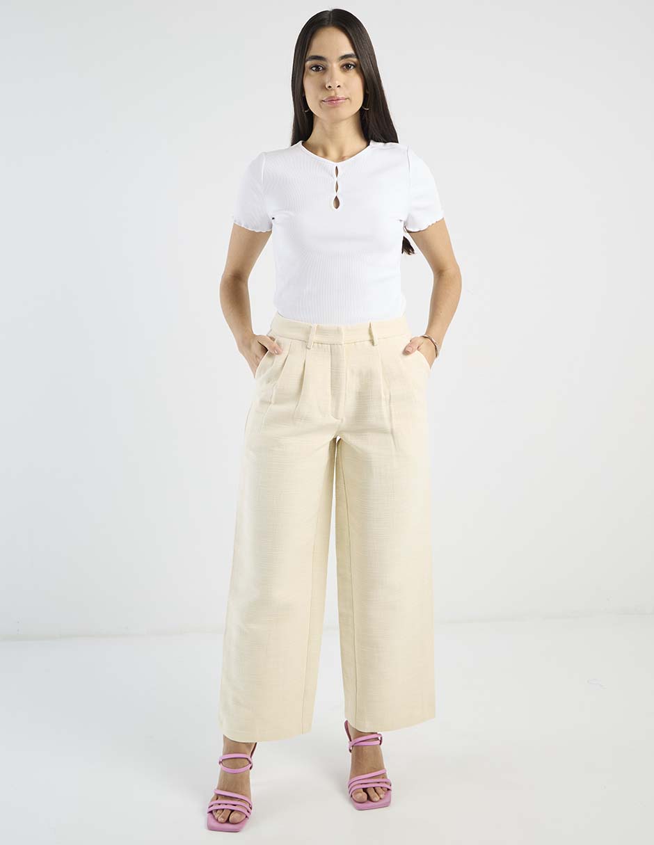 Pantalón coulotte straight para mujer 3