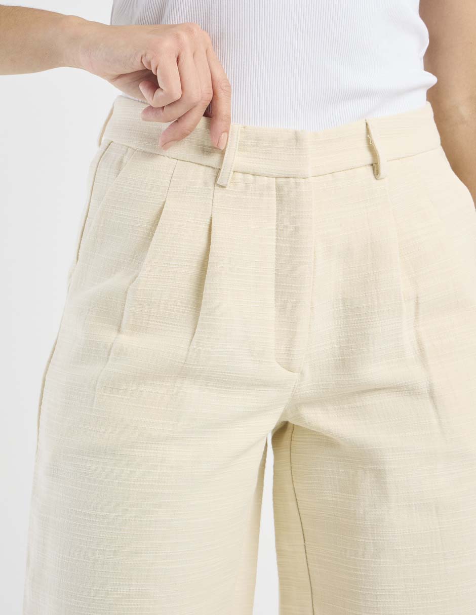 Pantalón coulotte straight para mujer 4