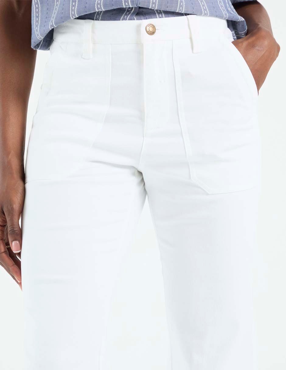 Jeans capri straight para mujer 4