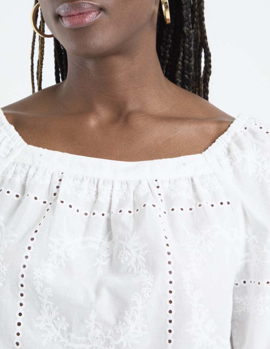 Blusa manga larga para mujer 4