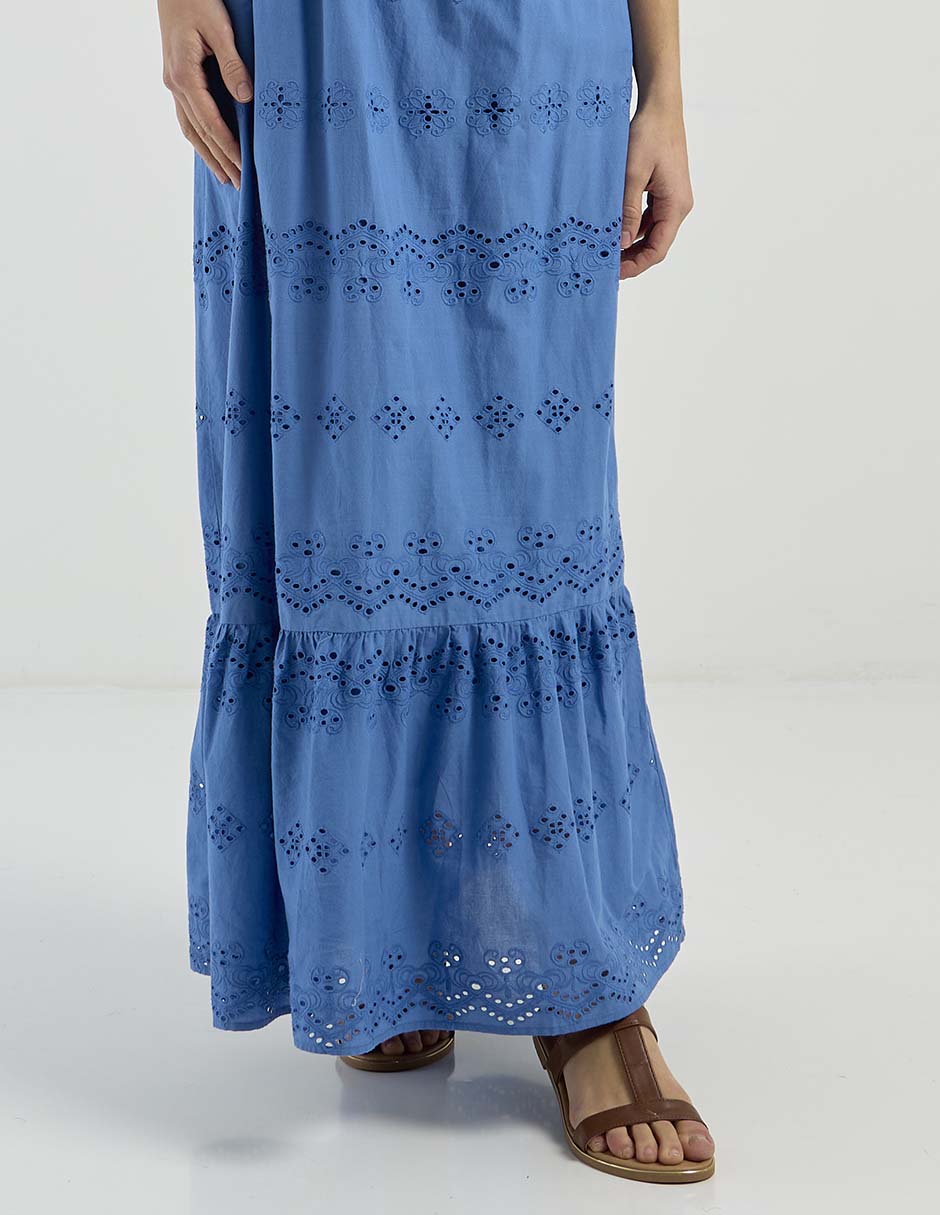 Vestido largo casual para mujer 5