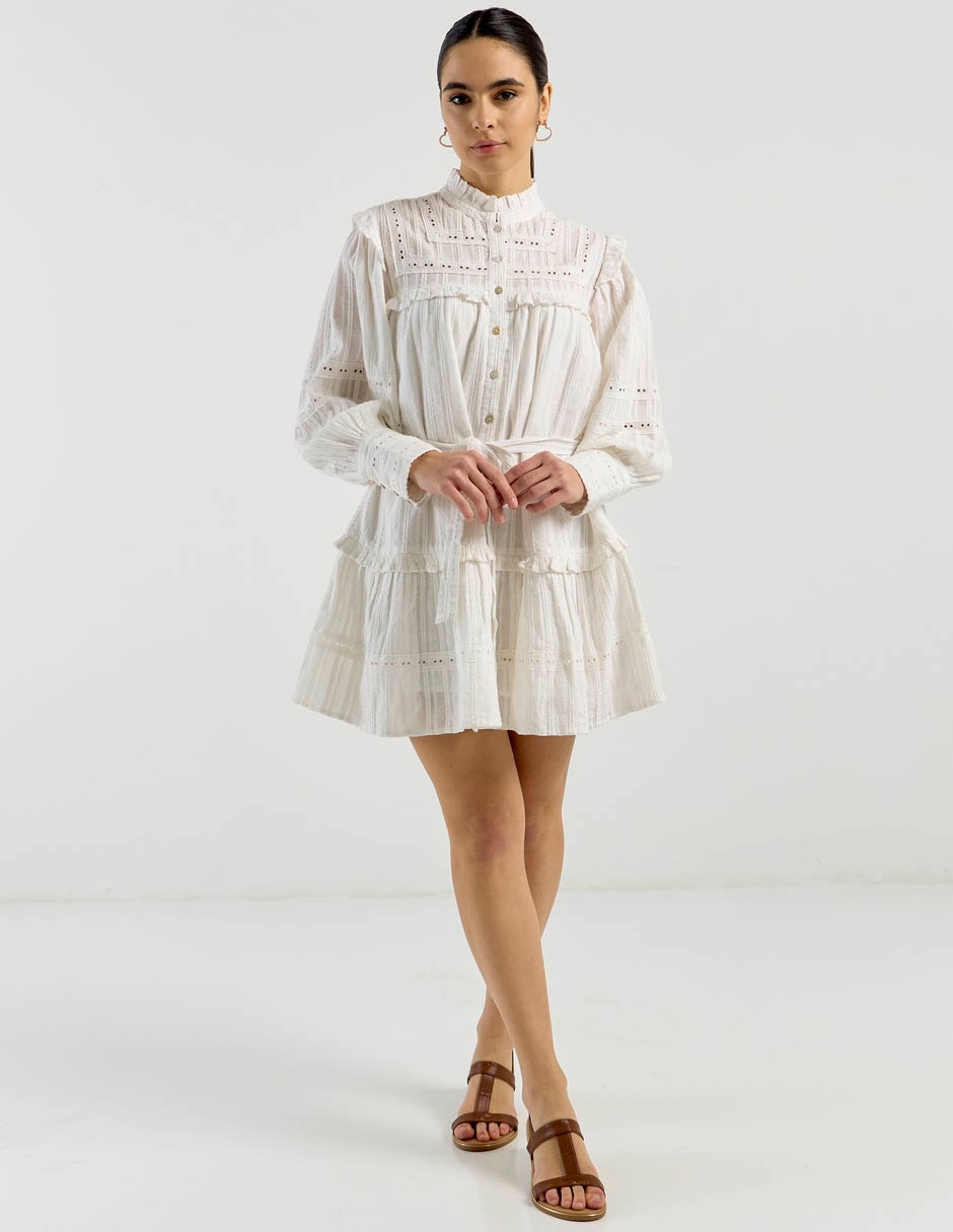 Vestido corto casual para mujer 8