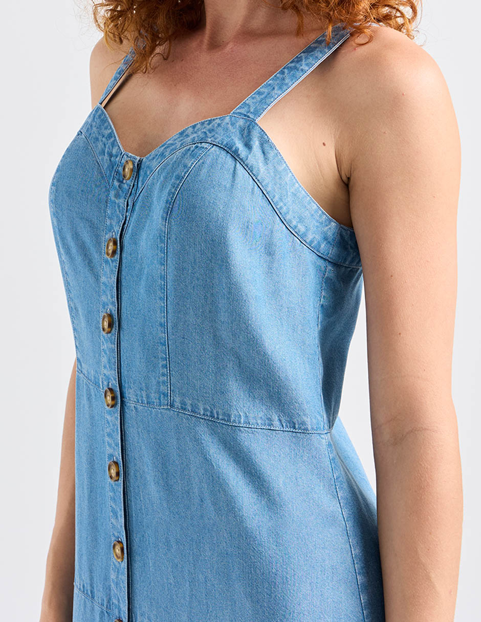 Vestido largo casual para mujer 4