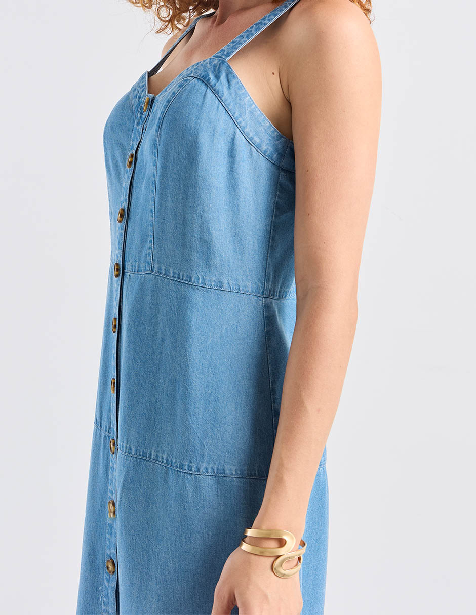 Vestido largo casual para mujer 5