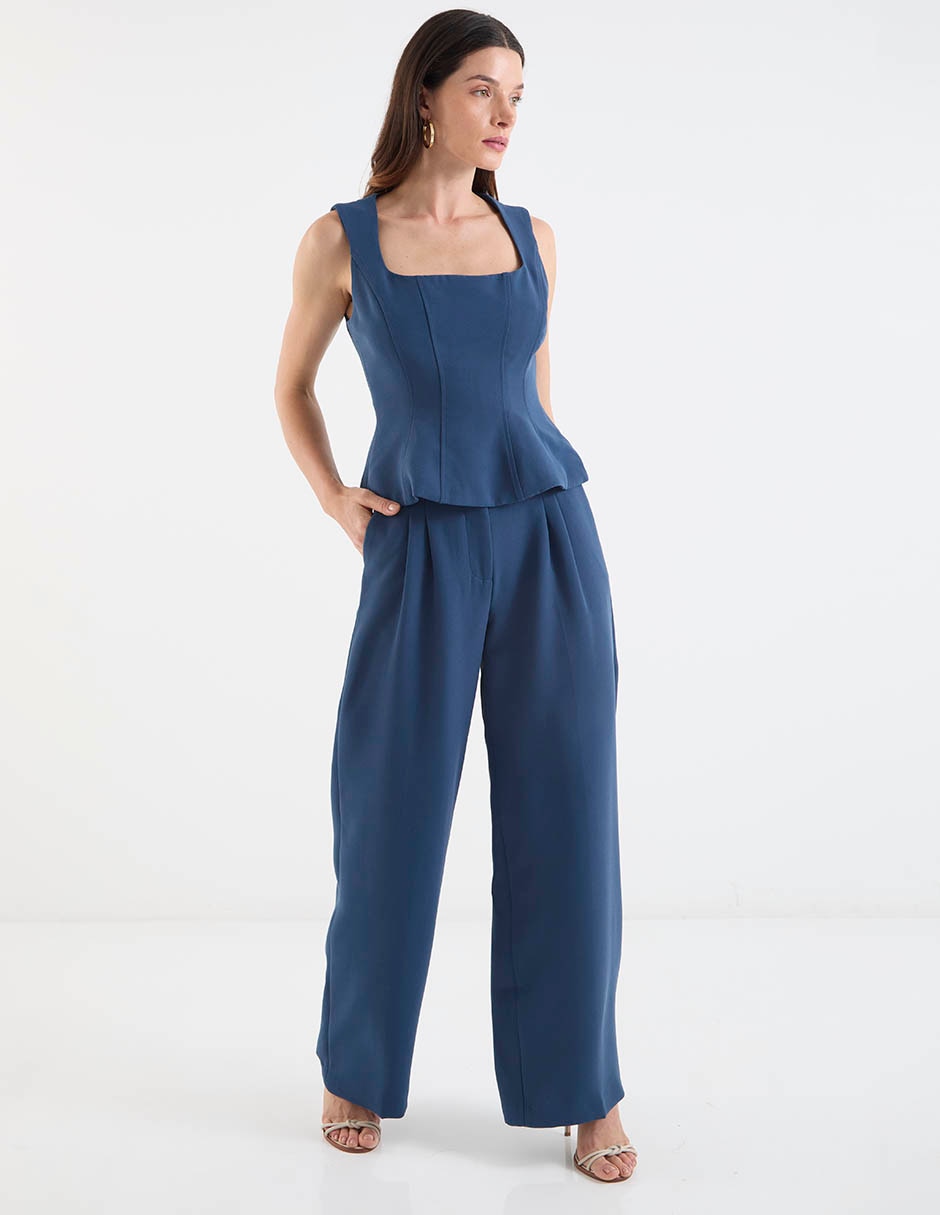 Pantalón de vestir straight para mujer 3