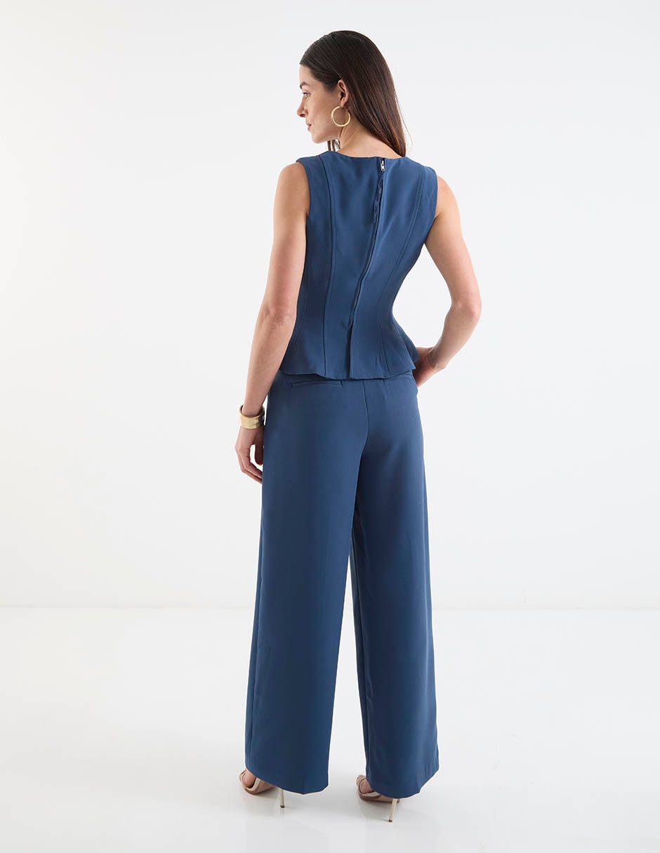 Pantalón de vestir straight para mujer 6