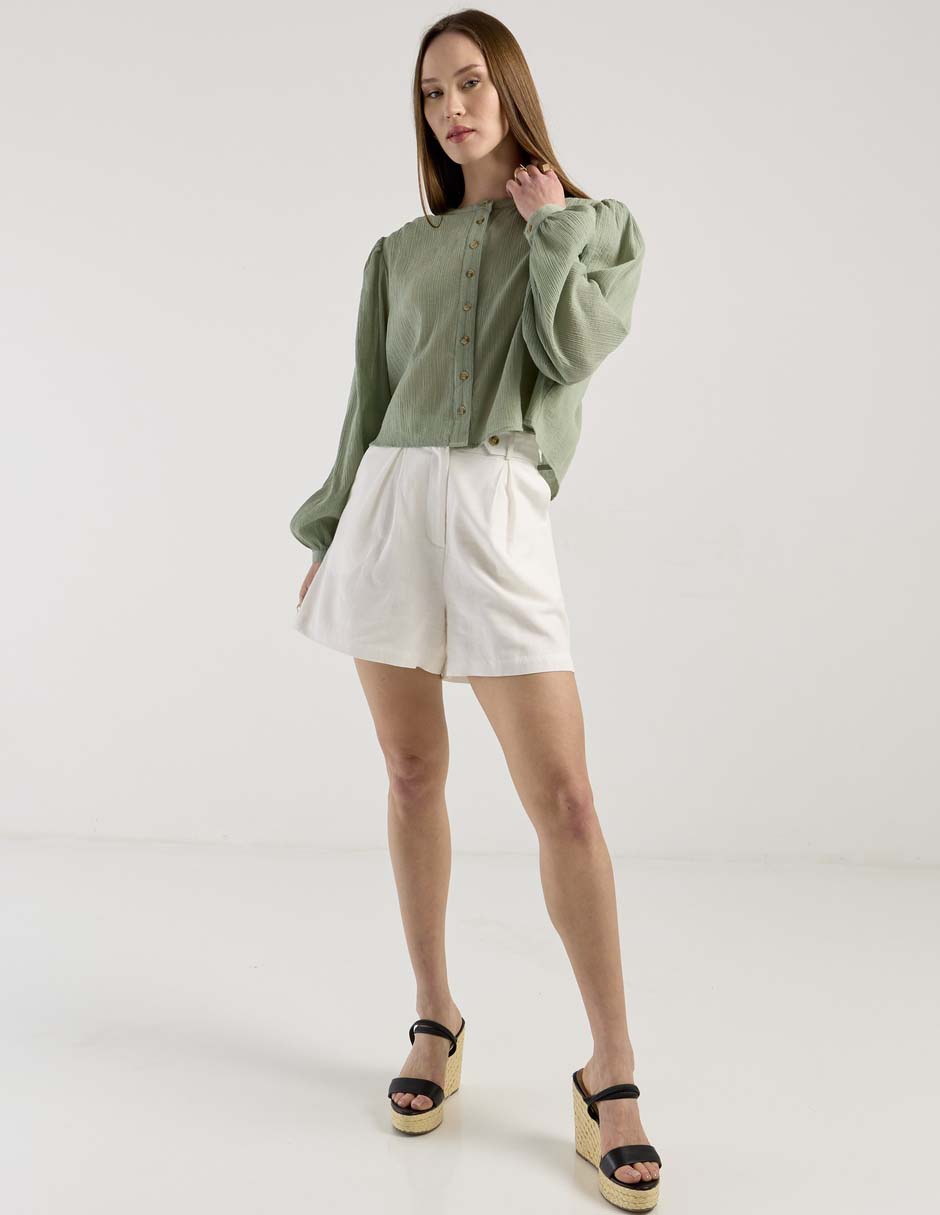 Blusa manga larga para mujer 3