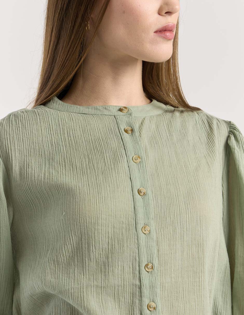 Blusa manga larga para mujer 4