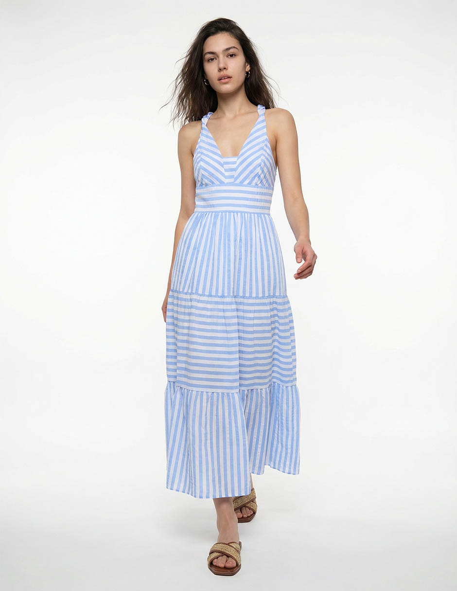 Vestido midi casual para mujer Vestido midi casual para mujer