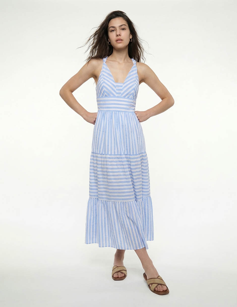 Vestido midi casual para mujer 4