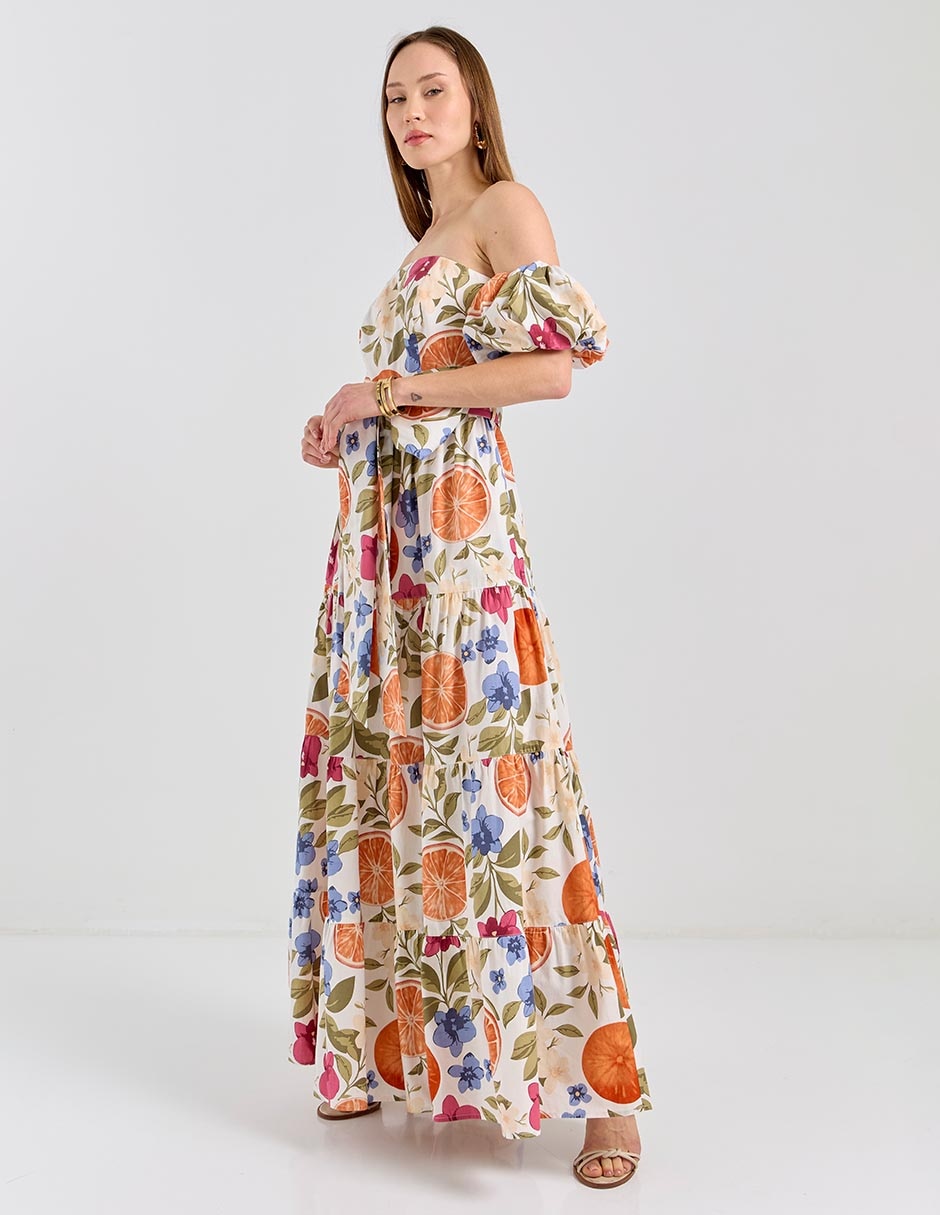 Vestido largo casual para mujer 3
