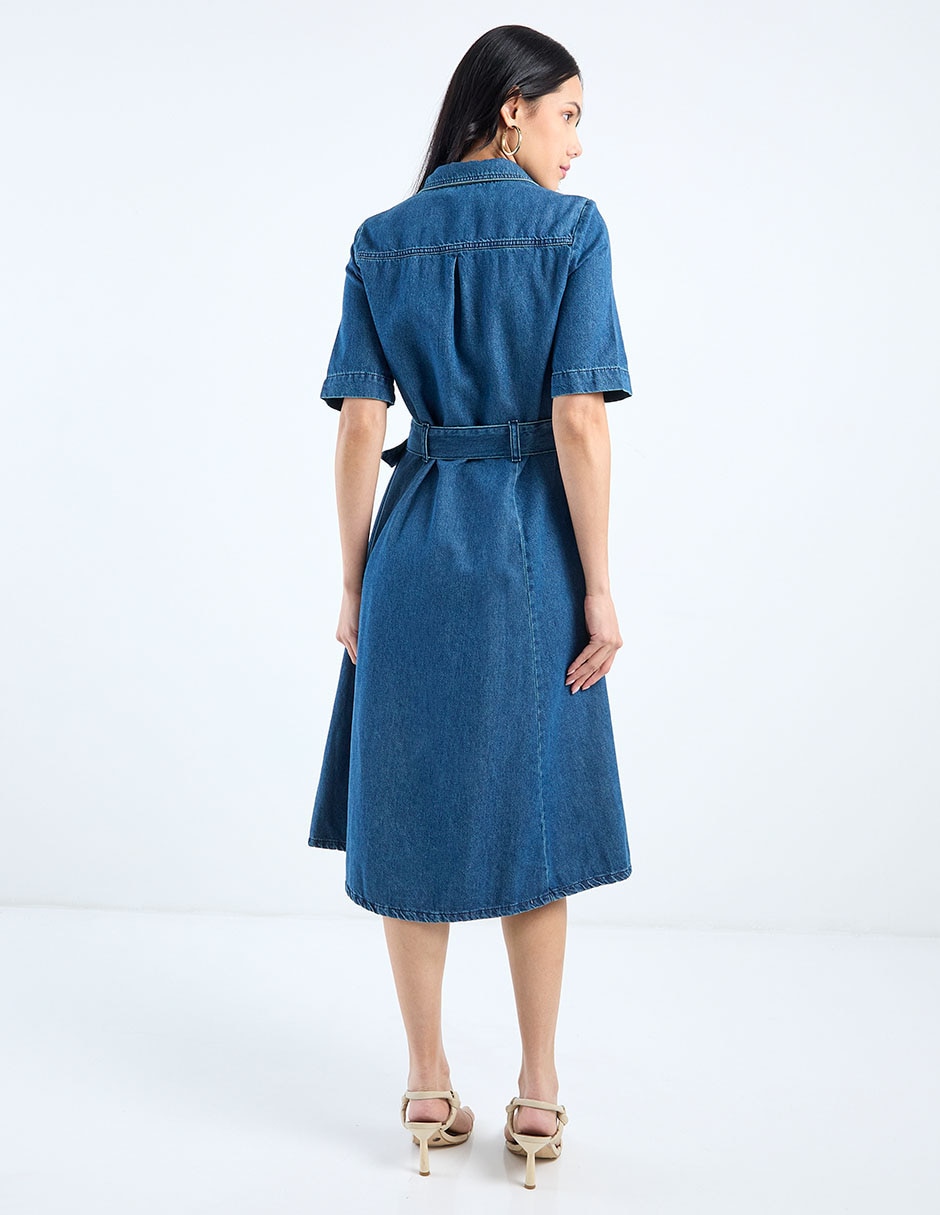 Vestido midi casual para mujer 6