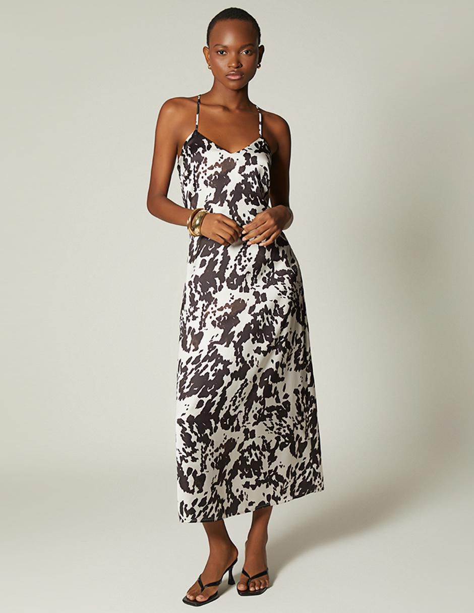 Vestido crop casual Cow Style Alert para mujer Vestido crop casual Cow Style Alert para mujer