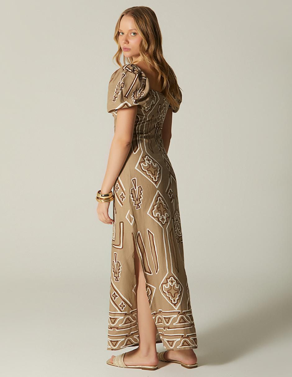 Vestido largo casual para mujer 4