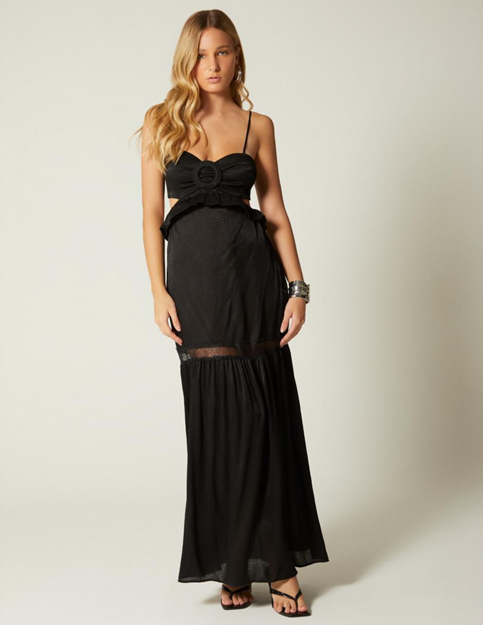 Vestido largo de noche Kalani Style escote V Vestido largo de noche Kalani Style escote V