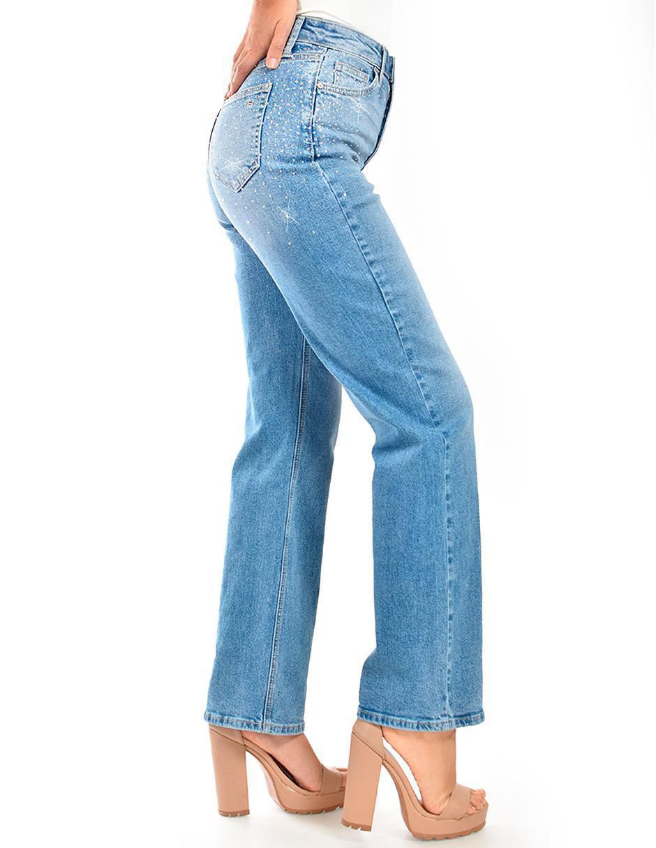 Jeans straight para mujer 2