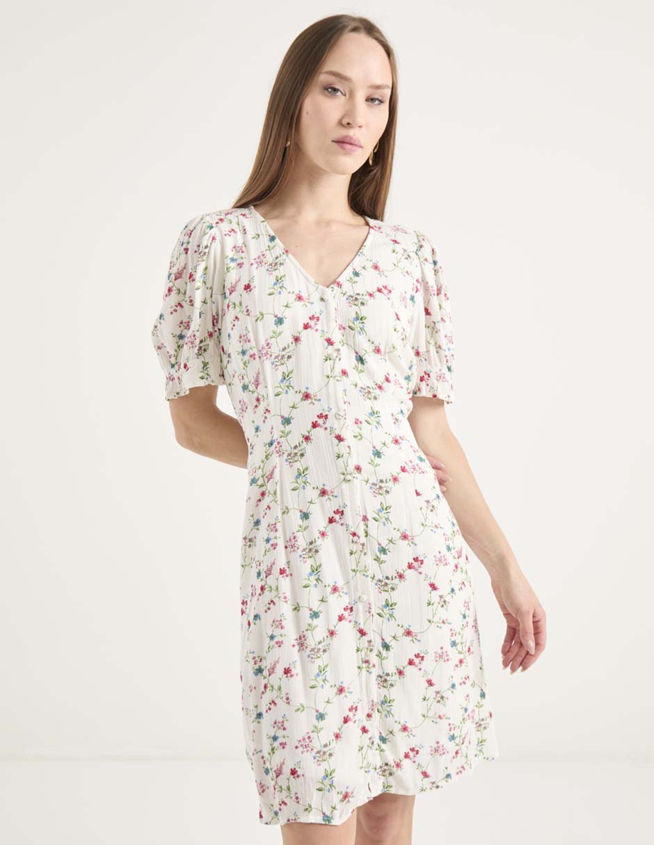 Vestido 3/4 casual para mujer