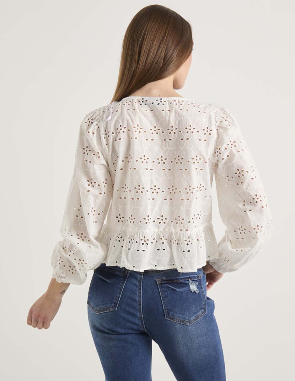 Blusa manga larga para mujer 2