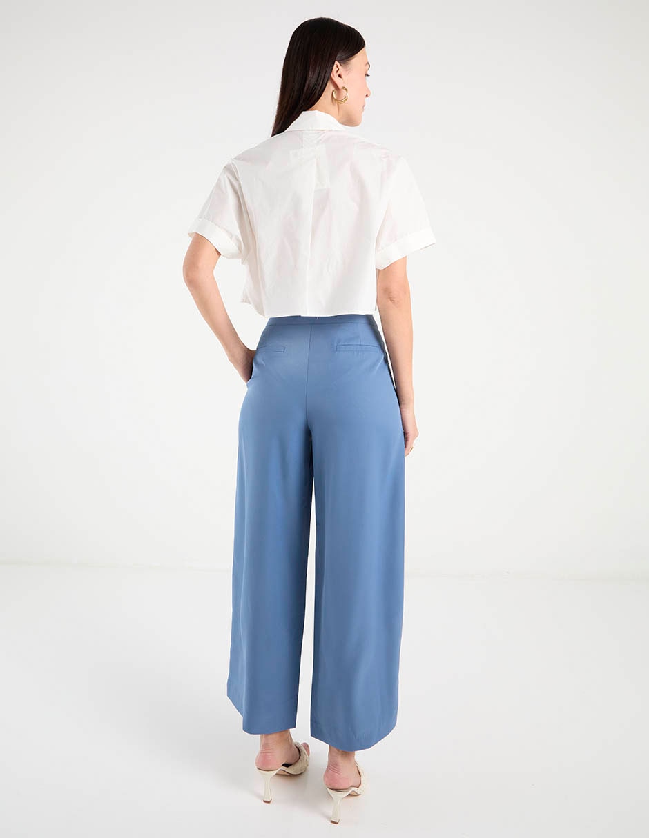 Pantalón capri amplio para mujer 6