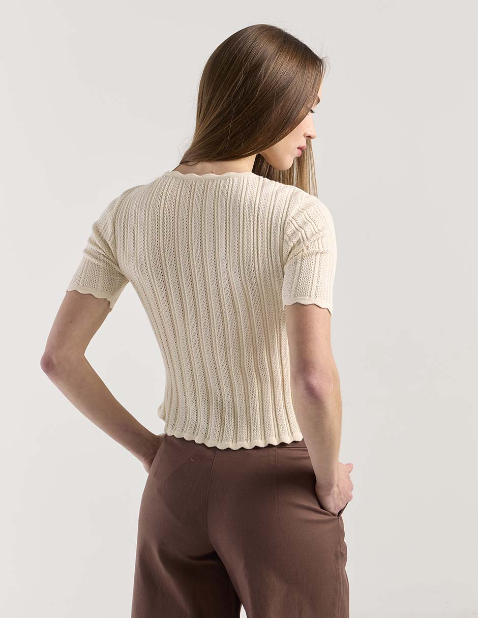 Blusa manga corta para mujer 2