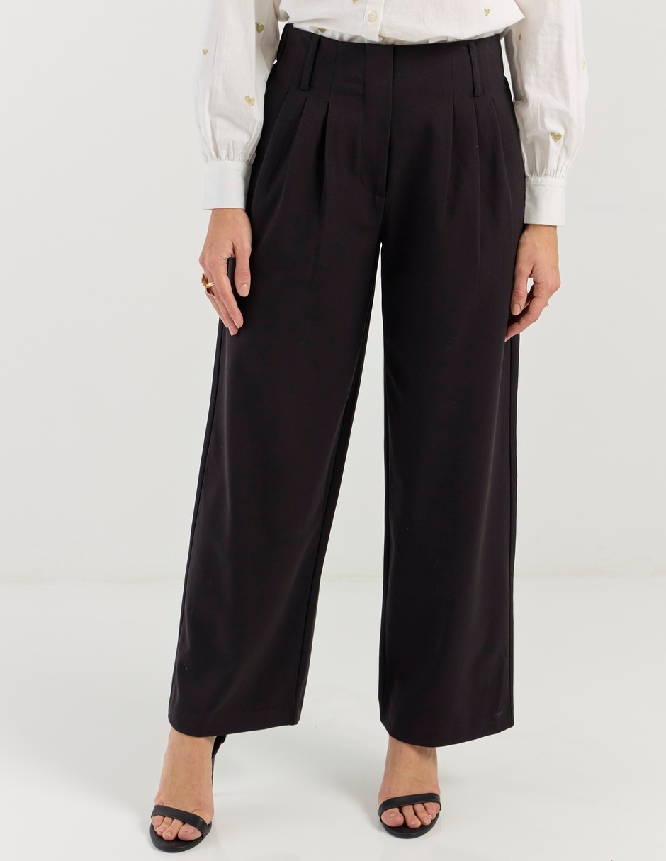 Pantalón de vestir amplio para mujer