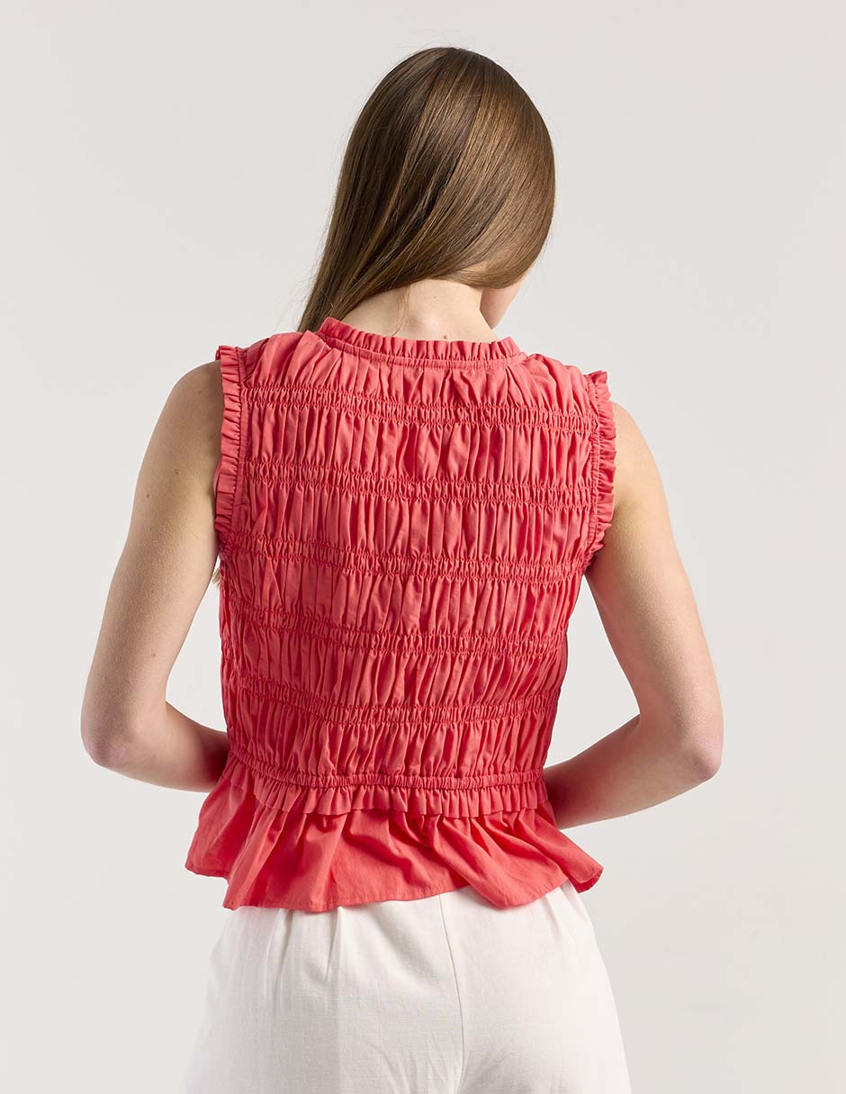 Blusa sin manga para mujer 2
