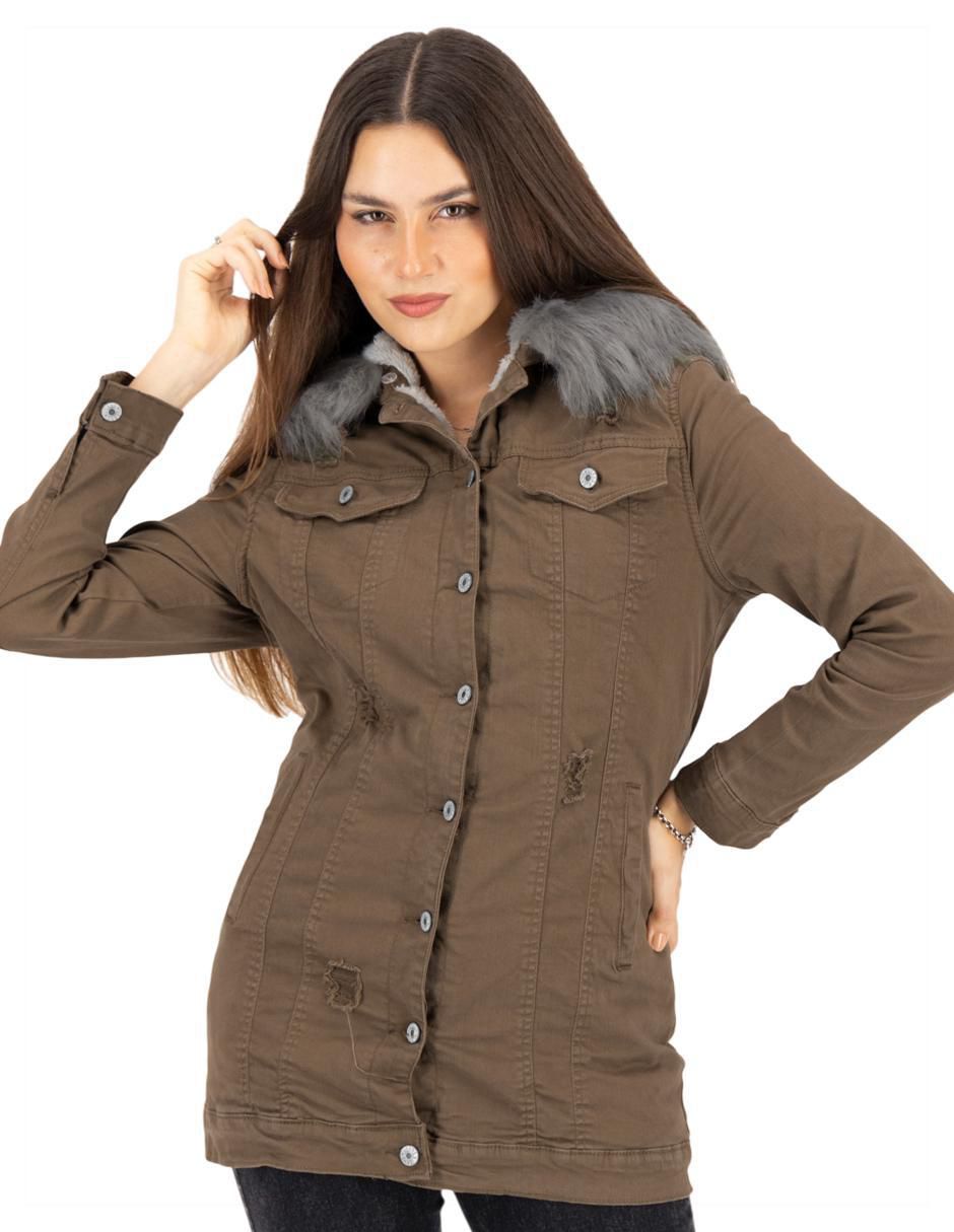 Chamarra cazadora Roosevelt para mujer Suburbia