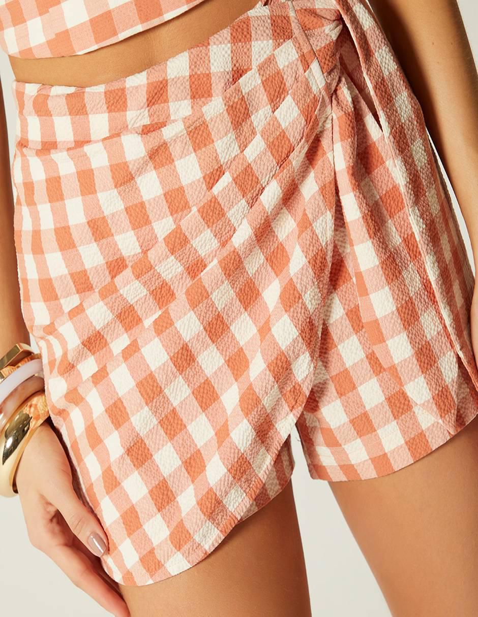 Falda short corta Napoles Sunset cintura alta 2