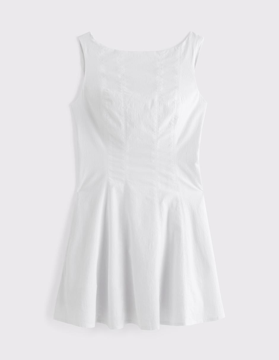 VESTIDO ABERCROMBIE & FITCH, M, BLANCO
