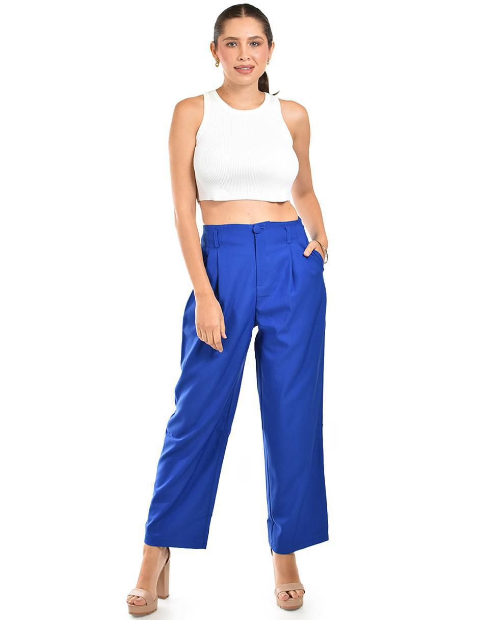 Pantalón de vestir straight para mujer 4
