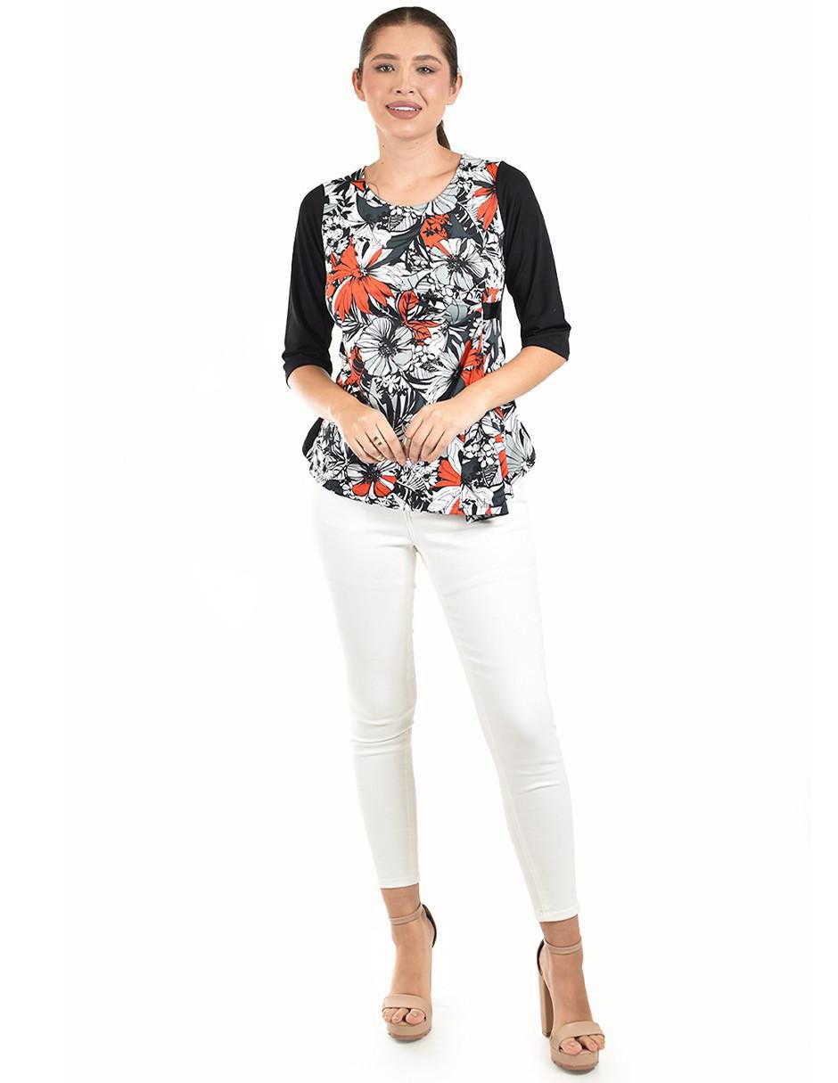 Blusa manga 3/4 para mujer 4