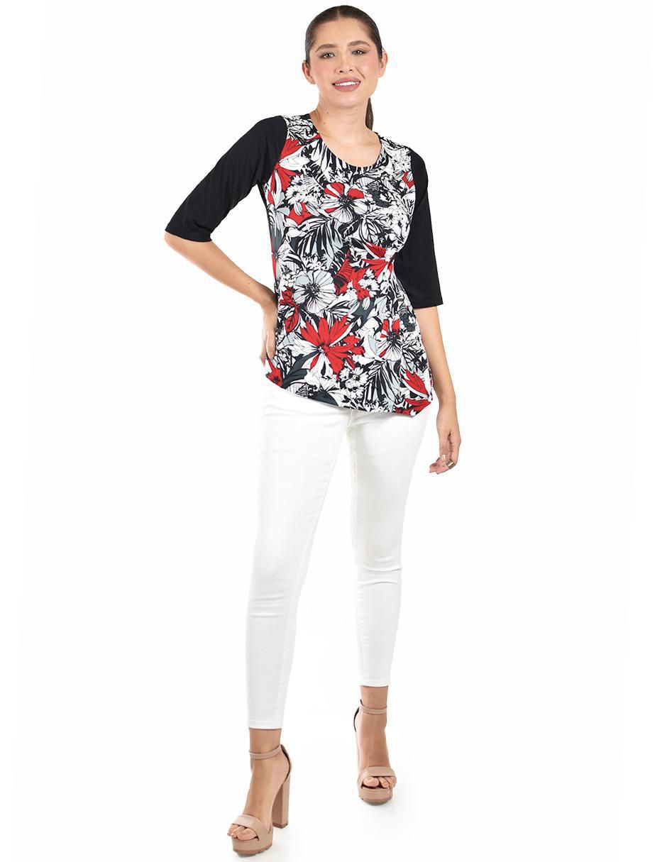 Blusa manga 3/4 para mujer 4