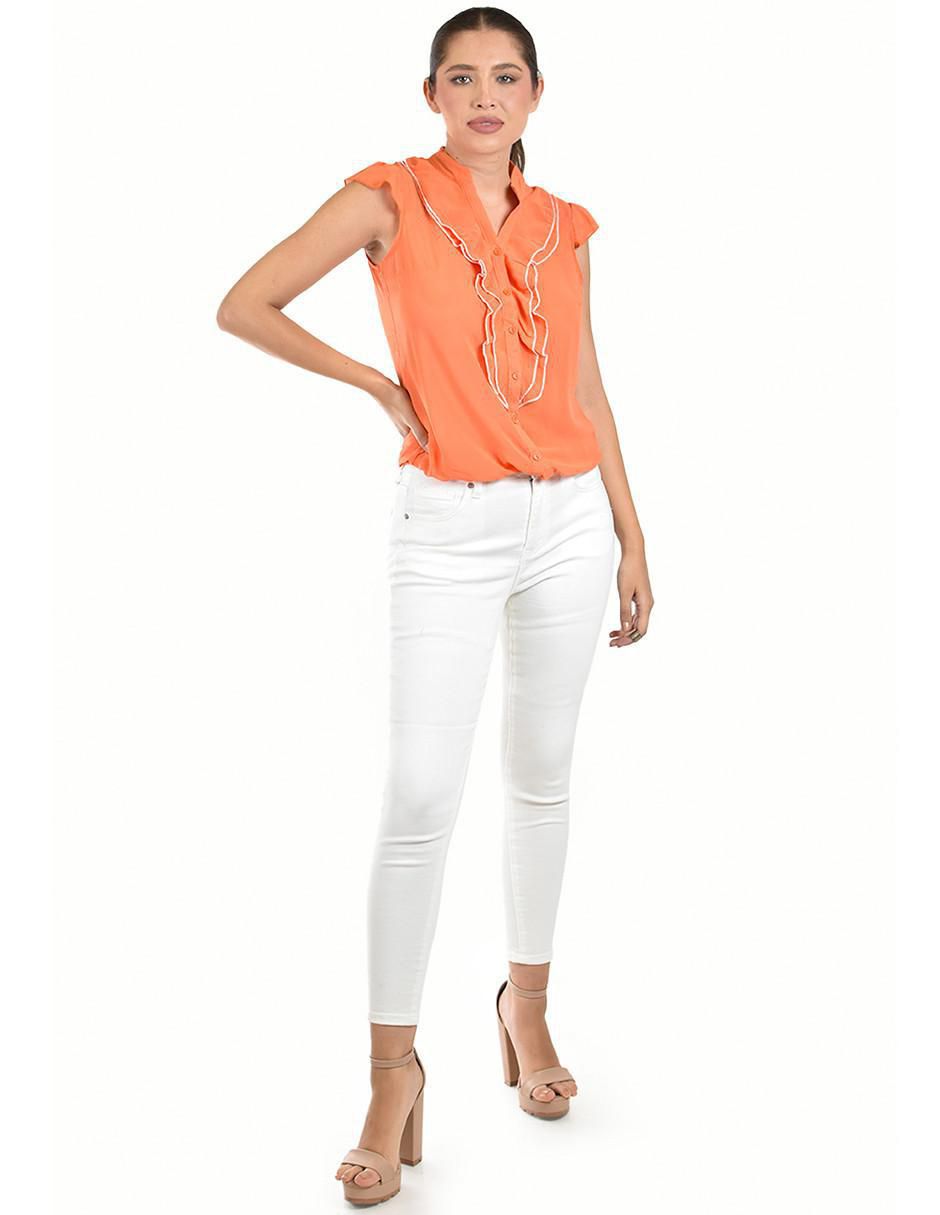 Blusa manga corta para mujer 4