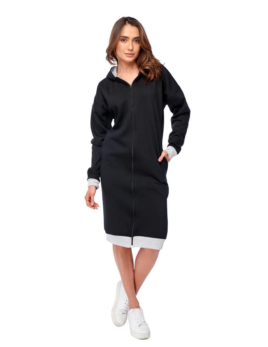 Sudadera con capucha y bolsa para mujer