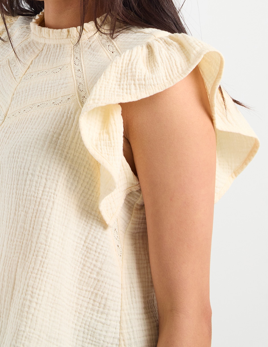 Blusa Petite Studio manga corta para mujer