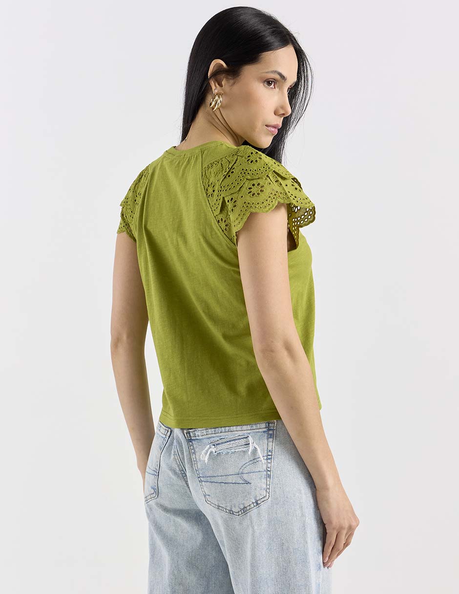 Blusa manga corta para mujer 2