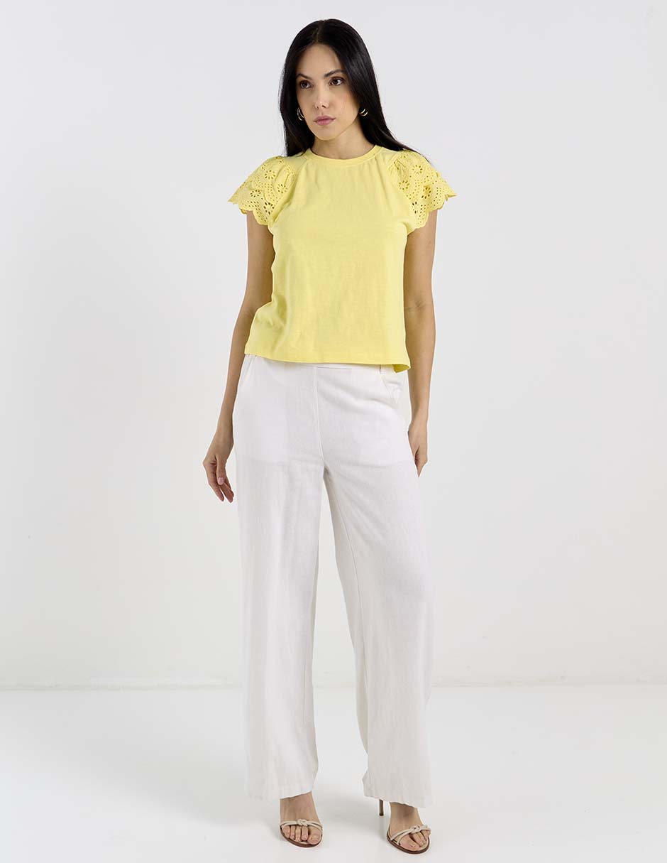 Blusa Petite Studio manga corta para mujer
